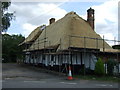 Re-thatching cottage, Meppershall