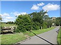 Looking down the lane towards Hutton Parish Church