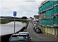 One-way street sign, The Quay, Carmarthen