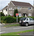 Caution children playing sign in Clunderwen