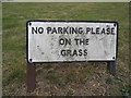 Pre-Worboys no parking sign, Park Place