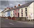 Row of houses in Clunderwen