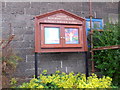 Notice Board, URC Newburgh (Fife)