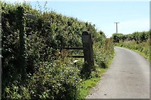 SS2323 : Public Footpath to Speke's Mill Mouth by David Rogers