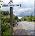 Princess Way crossing the Trent & Mersey Canal