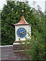 Clock and weathervane in Nutbourne