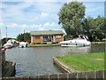 TG4117 : Chalet beside the River Thurne by Evelyn Simak
