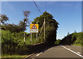 A494 entering Rhydymain