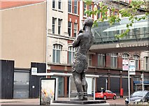 J3374 : Rinty Monaghan statue, Belfast - August 2015 (3) by Albert Bridge