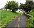 Path up to Pontarddulais Road, Llangennech