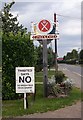 Sign of protest, Thaxted