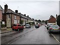 South Harting main street in the rain