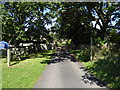 Road beside church at Wiggonholt