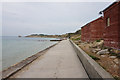 Coastal path at Colwell Bay, Freshwater