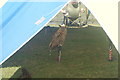 View of an eagle owl in the Steam and Cider Festival in Old Dagenham Park #2