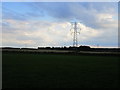 Pylon and a darkening sky