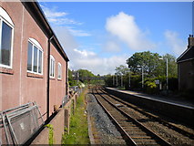 SD0896 : South end of Ravenglass railway station by Richard Vince