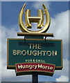 Sign for the Broughton