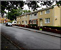 Row of four houses,  Maes y Dderwen, Llangennech