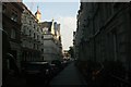 View down Temple Avenue back towards Victoria Embankment