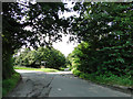 Badly patched-up road at Broad Street, Groton