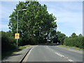 A bend in Shefford Road