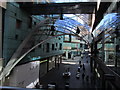 Bristol - Brigstowe St, Cabot Circus (cleaning the glass canopy)