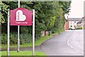 Belfast boundary sign, Redburn, Belfast (August 2015)