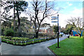 A driveway of Bruntwood Park