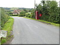 Telephone and post boxes in Rackham