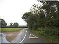 Ferrers Lane at the junction of Ayres End Lane