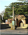 Great War Memorial before the entrance to All Saints Parish Church, Four Oaks