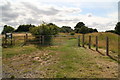 Paradise: gate and openings on Public Bridleway from the Great Eau Bridge to the sea shore