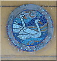 Mosaic of swans - "Through the porthole" project