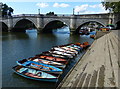 Richmond Bridge crossing the River Thames