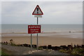 End of Sands Lane near Barmston Beach Caravan Park