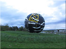 N9121 : Naas Sphere - 'Perpetual Motion' by Jct 9 of the M7 by Colin Park