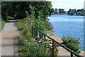 The Thames Path towards Kingston-upon-Thames