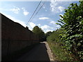 TM1664 : Lane approaching Little London Hill by Geographer