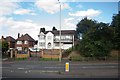 Houses opposite A4168 junction