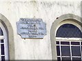 SN2514 : Tabernacle Methodist Chapel, Llanddowror  - plaque by welshbabe