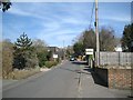 North and upslope on Woolhampton Hill