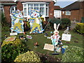 Bugs Bunny scarecrows on Beech Avenue, Flamborough