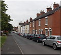 Houses on the south side of North Street,  Shrewsbury