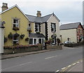 Houses on the west side of the A472, Usk