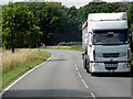 HGV on the A148 near Bale