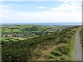 Leitrim Hill viewed across the Aughrim and Leitrim valleys