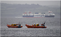 J5082 : Two Lifeboats Off Bangor  by Rossographer