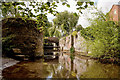 River Slea and weir at Cogglesford