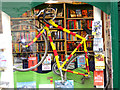 NY9364 : The stripey bikes of Hexham (3) by Oliver Dixon